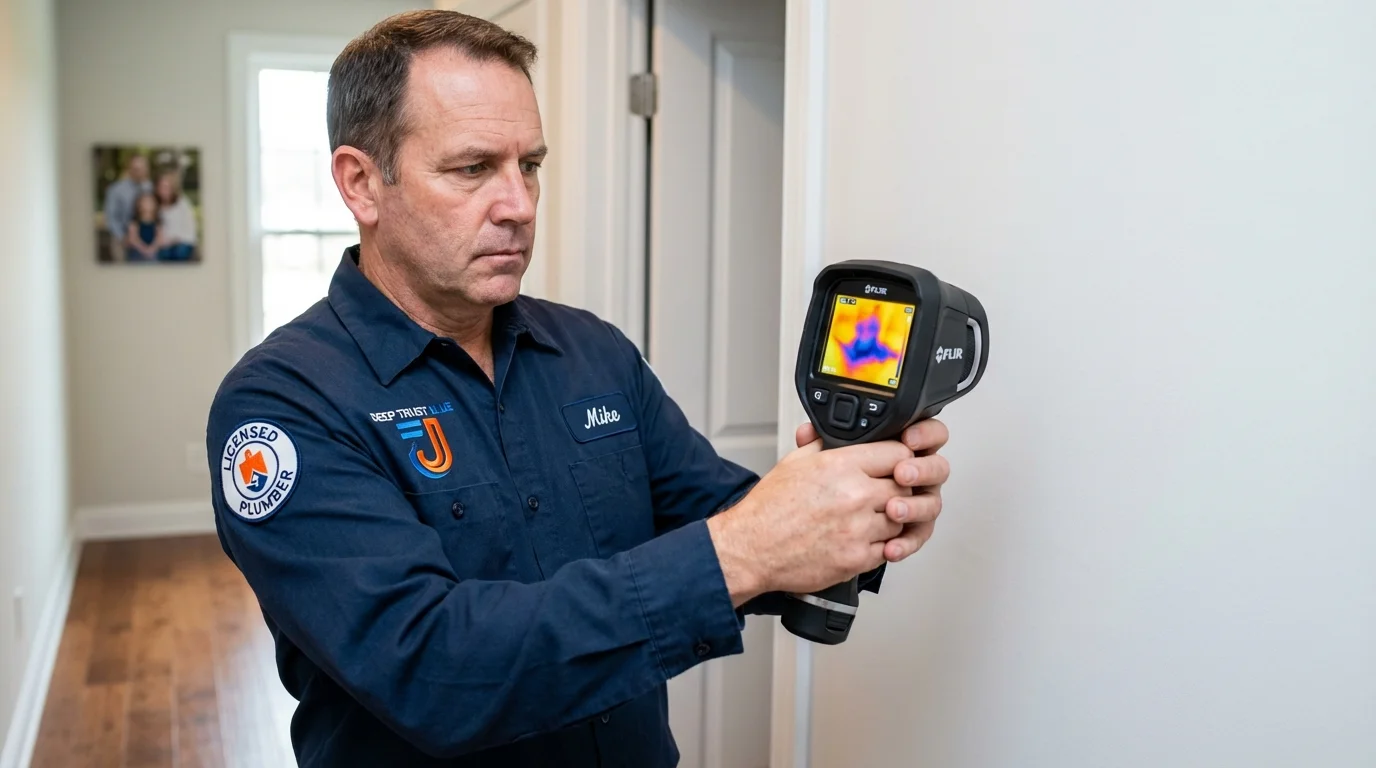 Thermal imaging leak detection by Johns Plumbing LLC in White City